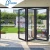 Import 5 Year Warranty Direct Sale Exterior Patio Black Folding Aluminum Frame Glass Bifold Door With Best Value from China