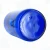 Import 500ml 16oz Custom Logo Cobalt Blue Boston Round Glass Juice Bottle from China