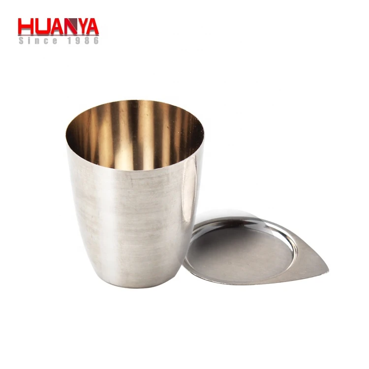 50ML 99.95% high purity  platinum crucible with cover
