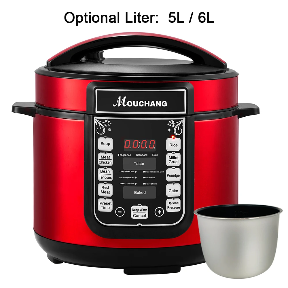 5L stainless steel multi cooker electric pressure cookers rice cooker
