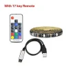 5V USB LED Strip 5050 Waterproof RGB LED String PC TV Backlight lighting 1M-5M