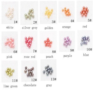 6-8mm zhuji natural freshwater mix color round pearl price loose pearl