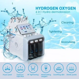 6in1 Cold hammer bio hydro dermabrasion water skin peeling facial spa hydro-microdermabrasion machine