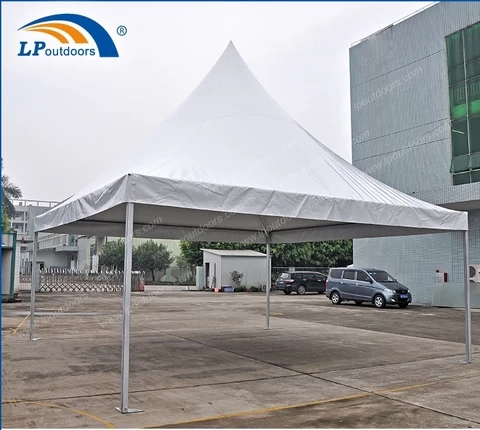 6X6M PVC outdoors high peak pagoda tent for sport event