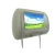 Import 7 inch screen car headrest monitor with 2 video input car dvd support language from China