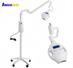 8 LED lamps strong  power rotation arm teeth whitening machine/ dental bleaching lamp led blue laser