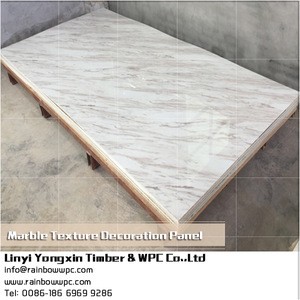 8004Interior fire retardant artificial marble wall panel, Wall Cladding Marble texture UV board