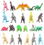 82 Piece Mini Dinosaur Toy Set for Dino Party Cupcake Toppers