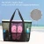 Import 9 Pockets Oversized  beach Tote Toy Bag Mesh Beach Bag from China