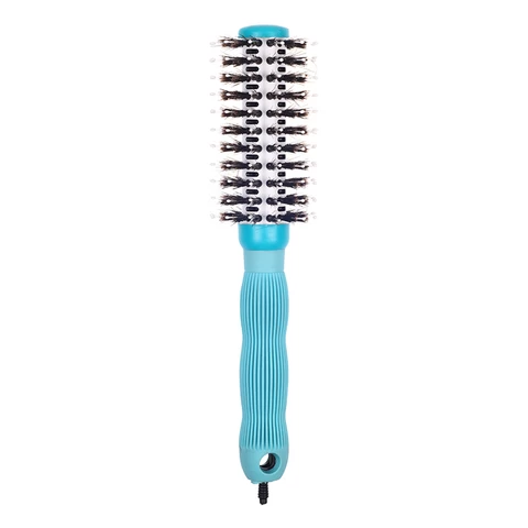 9517CNF Aluminum Barrel Hair Brush Nylon Heat-resistant Ceramic Brush Ionic Nano Technology Round Hair Brush