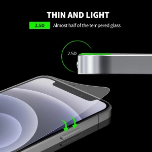 9H Flexible Tempered Glass Screen Protector For iPhone 12 3D Full Cover Anti Scratch Nano Glass For iPhone 13 Screen Protector