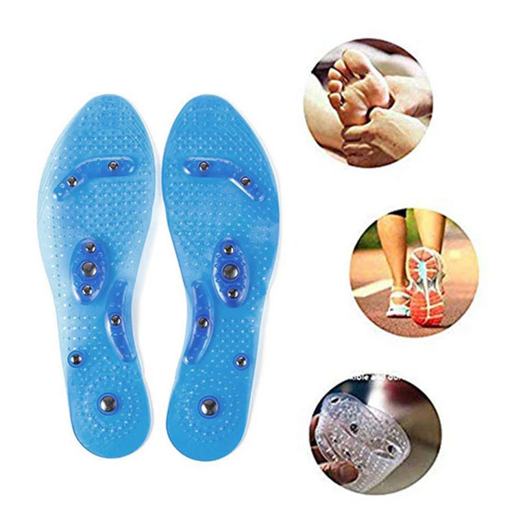 Acupressure Magnetic shoe Inserts for Men and Women Foot Therapy Reflexology Massaging Insoles