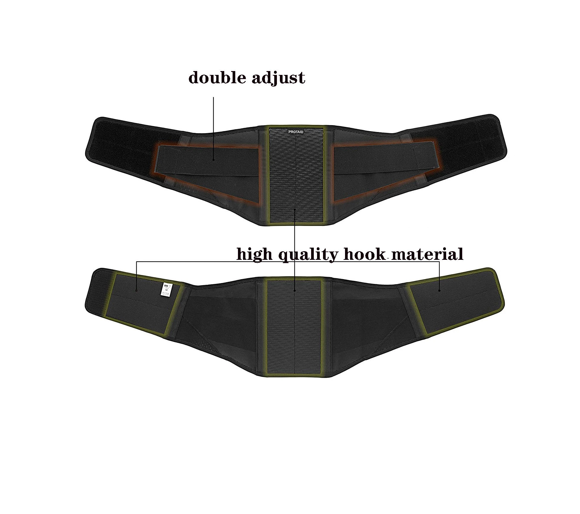 Adjustable Working Lumbar Belt Basic Protection Waist Support Protection Adult
