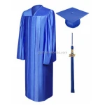 Adult graduation gown with tassels and cap school uniforms