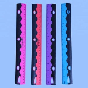 Advertising 12 inch 30cm Translucent Plastic Rulers