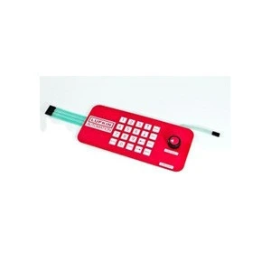 Almax Duraable membrane switch keypad with thin coat rotor Thin Rotors Push Gates Large Buttons