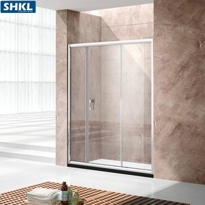 Aluminium Alloy frame glass sliding bathroom shower door