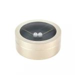 Aluminum box durable aluminum tin cans threaded jewelry box packaging container metal cans gold aluminum cans