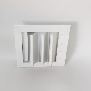 aluminum external vent with gravity grille air louver Rainproof and dustproof