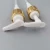 Import Aluminum gold/white lotion pump screw pump 24/410 finish metal shelled  liquid  soap dispenser pump from China