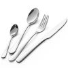 Amazon Best Seller Food Grade 1010 Style Stainless Steel 304 Manly Kitchen Cutlery Flatware Set