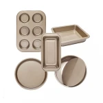 Amazon hot selling baking pan set Food Grade Carbon steel Cookie  Pan kitchen bakeware set
