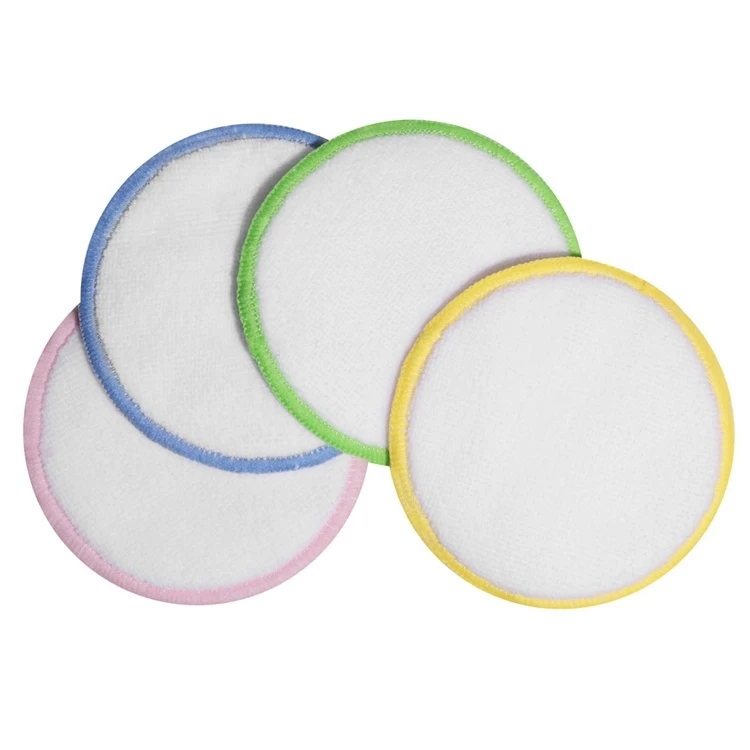 Amazon Manufacturer Washable Reusable Make up Remover Bambo Cotton Pads Makeup Remover Pad with Pocket
