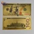 Import America Colorful 100 Dollar Paper Money 24K Gold Plated Banknote For Collection from China