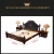 Import American Country Style Bedroom Furniture Set King Size Storage Bed Solid Wood Leather Beds Double Bed With Soft Backrest from China