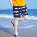 ANSZKTN Mens Shorts Men Summer Honolulu Swimwear Snack Board Surf MTB Beach Shorts Hombre Sauna Print Swim Short Pants For Men