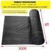 Anti Weed Mat Garden pp woven ground cover weed mat Fabric Weed Barrier Mat