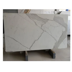 Antique style Italian calacatta marble quarry factory marble prices white marble bathroom worktop