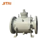 API 6D A105 Metal Seat High Temperature Ball Valve with Bleeder