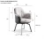 Import Arm rest revolving modern soft comfortable metal foot flax cloth sofa home office chair seat from China