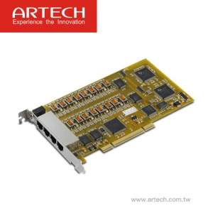 ARTECH AC1008 - Free software management 8-Line Telephone Voice Recorder Card cheapest solution for voice recording