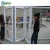 AS2208 Accordion Temporary PVC Foldable Bi Folding Internal Door With Glass