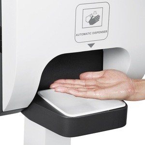 Auto Standing Sanitizer Dispenser Digital Advertising Panel Display Board signage screen Player for sale