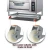 Automatic professional bread maker 220V Easy operation pizza gas oven