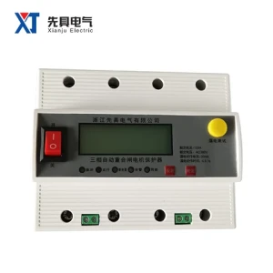 Automatic Reclosing Leakage Protector Photovoltaic Three-phase Over-voltage Earth Leakage Circuit Breaker Guide Rail OEM ODM