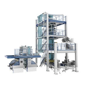 automatic spec control 5-layers stretch hood production line blown film machine for pallet packing