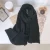 Import Autumn and winter warm pure color thick wool knitted scarf ins Korean version of simple scarf from China