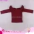 Import Autumn Baby Girls Long Sleeve T Shirts Three Cotton Layers Flutter Kids Top from China