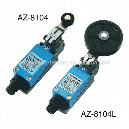 AZ-8104/8104L IP65 Mini Limit Switch Side Rotary Roller Lever