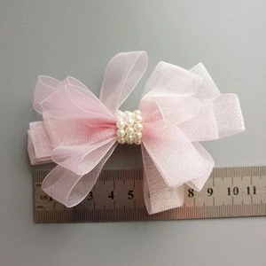 Baby Girls Chiffon Bow Tie Hair Bows Clips Barrettes for kids Toddlers Children