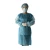 Import Bacterial viral filter material blue surgical gown from China