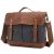 Import Bag manufacturer drop ship canvas genuine leather briefcase inch laptop briefcase from China