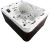 Import Balboa air jets system massage bathtub whirlpools Royla 3 seats spa from China