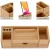 Import Bamboo desk organizer | Home and office desk organizers and accessories - wood desktop organizer with drawers and shelf from China