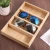 Import Bamboo Sunglasses Display Wooden Vertical Eyewear Organizer Glasses Display from China