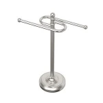 bathroom accessories freestanding towel holder Three arm swevil Towel Holder